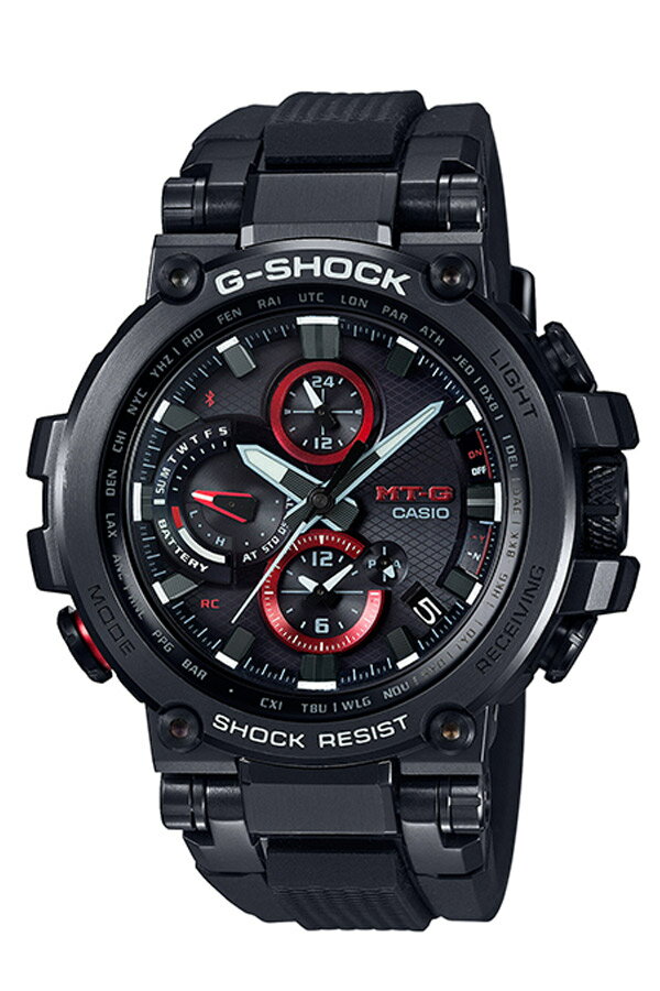 カシオ ジーショック スマートフォンリンク 時計 CASIO G-SHOCK 時計 メンズ ブラック MTG-B1000B-1AJF 丈夫 人気 Gショック メタル ブラック iPhone スマートウォッチ アナログ ストップウオッチ アウトドア ランニング スポーツ ソーラー 防水 液晶 頑丈 入試 受験