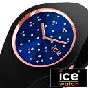 アイスウォッチ コスモ 時計 ICE WATCH ICE cosmos 腕時計 スター ディープブルー Star Deep blue レディース ブルー 016298 コスモス ピンクゴールド スワロフスキー クリスタル カジュアル ファッション シンプル ラウンド アナログ その1