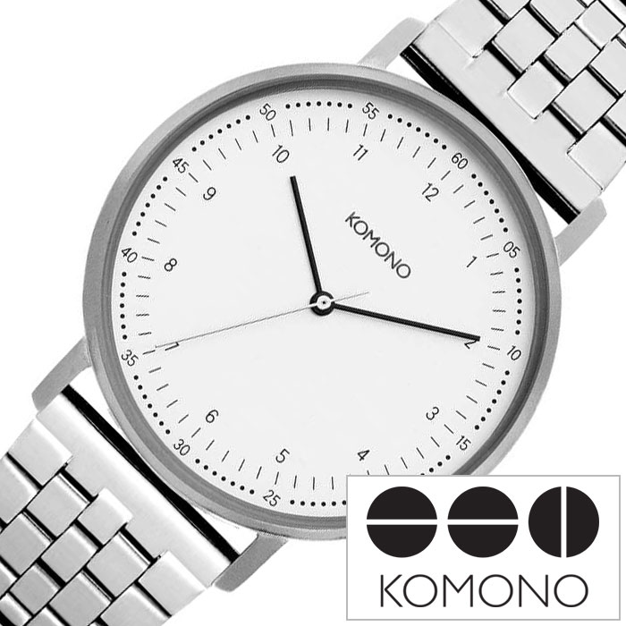 コモノ ルイス 腕時計 KOMONO ルイス 時計 メンズ レディース ホワイト KOM-W4077 ペア お揃い コーデ ウォッチ 人気…