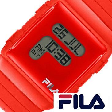 フィラ 時計 FILA 腕時計 FILASTYLE ユニセックス レッド S-FL-38-105-002 ブランド おすすめ おしゃれ 90年代 ペア コーデ ウォッチ お揃い カジュアル ファッション かわいい キャンプ スポーツ キャンプ フェス クラブ デジタル 個性的 人気 プレゼント ギフト 秋