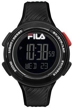 フィラ 時計 FILA 腕時計 FILACTIVE ユニセックス ブラック S-FL-38-163-001 ブランド おすすめ おしゃれ 90年代 ペア コーデ ウォッチ お揃い カジュアル ファッション かわいい キャンプ スポーツ キャンプ フェス クラブ デジタル 人気 クロノ プレゼント ギフト 春 入試