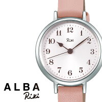 セイコー アルバ リキワタナベ 時計 SEIKO ALBA RIKI WATANABE 腕時計 レディース 女性 ピンク AKQK447 シルバー 革 シンプル 人気 ラウンド かわいい ファッション カジュアル ビジネス お祝い 冬 新社会人 母の日 プレゼント ギフト 父の日 観光 遠足 旅行