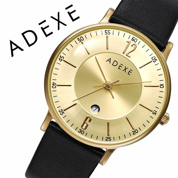 アデクス 時計 ADEXE 腕時計 レディース ゴールド A