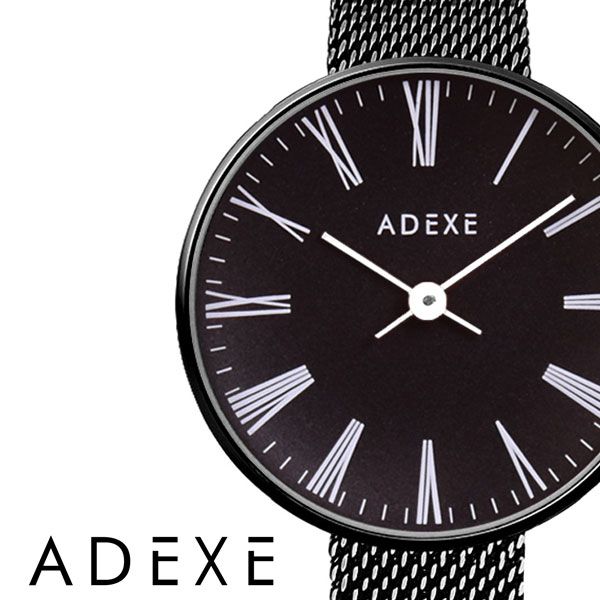 アデクス 時計 ADEXE 腕時計 ラグジュアリーライン プチ Luxury line PETITE メンズ ブラック ADX-2504M-01 ブランド カジュアル 話題 ファッション SNS 雑誌掲載 シンプル ラウンド アナログ 人気 プレゼント ギフト 入試 受験 成人式 お祝い 冬 父の日