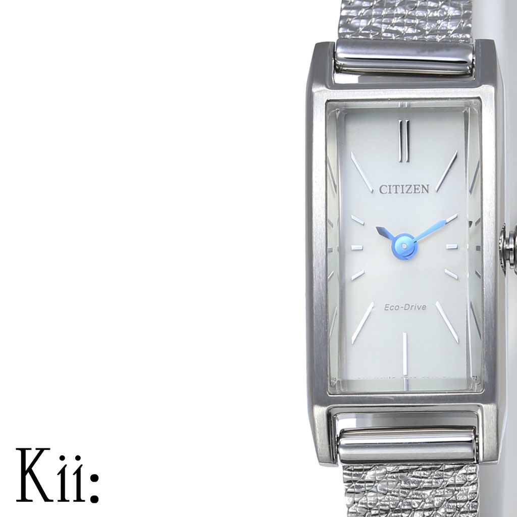 シチズン キー ソーラー 時計 CITIZEN Kii 腕時計 レディース シルバー EG7040-58A エコ・ドライブ シンプル 人気 ブランド アナログ ...