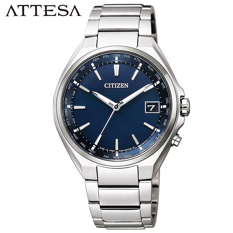 シチズン アテッサ ソーラー 電波 時計 CITIZEN ATTESA 腕時計 メンズ ブルー CB1120-50L 正規品 人気 流行 おしゃれ 定番 仕事 サラリーマン スーツ 高級感 上品 ビジネス ビジカジ 大人 男性 父親 夫 旦那 シンプル 誕生日 記念日 入試 受験 冬 新社会人 プレゼント 旅行