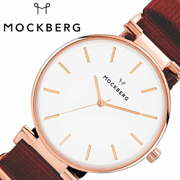 åС ǥ 34mm  MOCKBERG Modest ӻ ǥ ۥ磻 MO614 ̲  ߥ˥ޥ å   ...