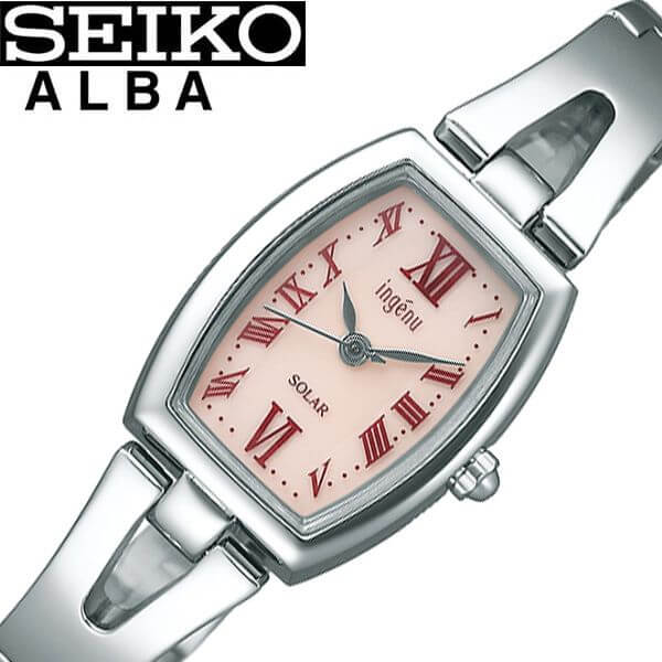 [当日出荷] セイコー アルバ アンジェーヌ 電池交換不要 ソーラー 時計 SEIKO ALBA ingenu 腕時計 レディース ピンク AHJD410 人気 ブランド おすすめ 防水 可愛い おしゃれ シンプル シック 上品 仕事 中学生 高校生 大学生 社会人 就活 就職 新生活