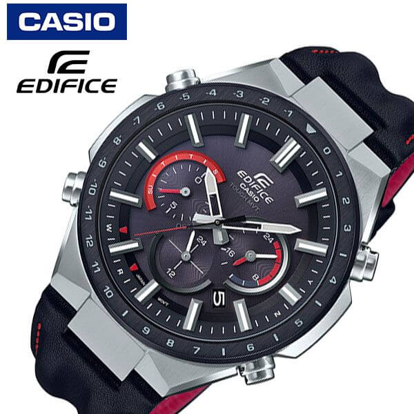 カシオ ビジネス腕時計 メンズ カシオ エディフィス ソーラー 電波 時計 CASIO EDIFICE 腕時計 メンズ ブラック EQW-T660BL-1BJF 正規品 人気 ブランド 防水 ソーラー 電波 かっこいい アウトドア 仕事 スーツ カジュアル レザー ベルト バンド ストラップ 革 入試 受験 冬 新社会人 プレゼント ギフト