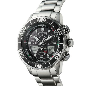 シチズン プロマスター ソーラー 時計 CITIZEN PROMASTER 腕時計 メンズ ブラック JR4060-88E 人気 ビジネス エコドライブ 防水 クロノグラフ アナデジ マリン スポーツ アウトドア キャンプ ヨット 海 ファッション おしゃれ プレゼント ギフト 入試 受験 成人式 お祝い