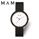 マム ウッドウォッチ 時計 MAM 腕時計 フェラ FERRA メンズ レディース ホワイト MAM688 人気 ブランド 木製 おしゃれ おすすめ シンプル シック ナチュラル 個性的 デザイン エコ エシカル ペアウォッチ カップル 夫婦 記念日 誕生日 バースデー 入試 冬 観光(2)