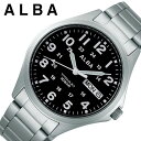 セイコー アルバ 腕時計（メンズ） セイコー アルバ 時計 SEIKO ALBA 腕時計 メンズ ブラック AQPJ402 人気 おすすめ ブランド おしゃれ 防水 軽量 スポーツ アウトドア おしゃれ 仕事 ビジネス 営業 小学生 中学生 塾 部活 テスト 試験 入試 合格 入学 卒業 祝い 記念 入試 受験 冬 新社会人 プレゼント 旅行