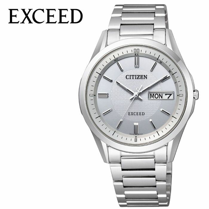 シチズン エクシード 腕時計（メンズ） CITIZEN 腕時計 シチズン 時計 エクシード EXCEED メンズ シルバー AT6030-60A 人気 正規品 ブランド おすすめ 防水 パーフェックス搭載 高機能 ソーラー おしゃれ カジュアル スーツ ビジネス 入試 受験 成人式 お祝い 冬 新社会人 プレゼント ギフト 観光 遠足 旅行