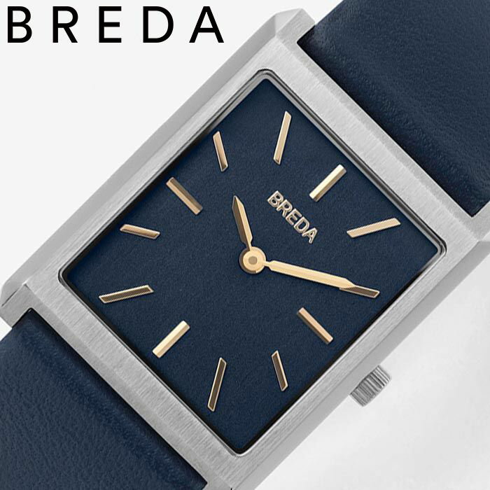 ブレダ 時計 BREDA 腕時計 ヴァージル VIRGIL レディース 女性用 ネイビー BREDA-1736E 人気 おすすめ ブランド 大人 レザー 革 ベルト スクエア 四角 小ぶり 小さい 小さめ 小型 ミニ シンプル ヴィンテージ レトロ かわいい オシャレ スーツ 仕事 冬 父の日 観光 遠足 旅行