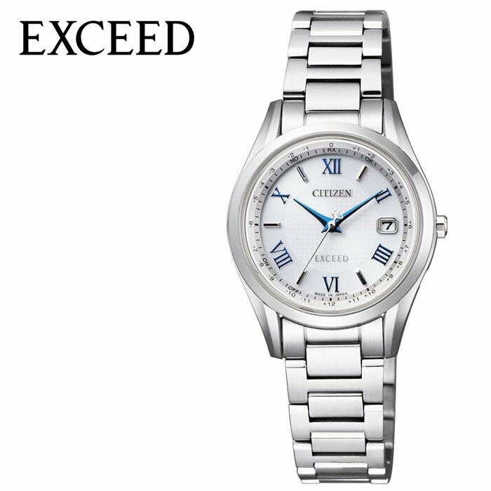 CITIZEN 腕時計 シチズン 時計 エクシード EXCEED レディース シルバー ES9370-62A 人気 正規品 ブランド おすすめ 防水 パーフェックス 電波 ソーラー ファッション おしゃれ スーツ ビジネス お祝い 冬 新社会人 母の日 プレゼント ギフト 父の日 観光 遠足 旅行