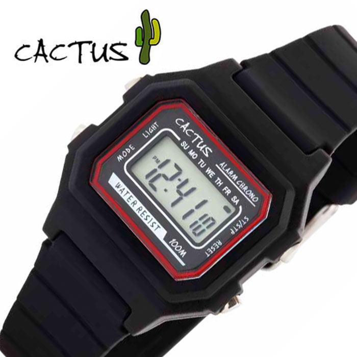 カクタス キッズ 子供用 腕時計 CACTUS 時計 CAC-109-M01 人気 ブランド 防水 おすすめ デジタル シリコン ベルト 軽い アウトドア おしゃれ 男の子 女の子 小学生 幼稚園 保育園 塾 習い事 入園 入学 卒園 卒業 記念品 誕生日 誕生日 バースデー プレゼント 入試 冬 父の日
