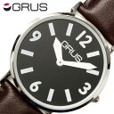 グルス 見やすい 大きい目盛り 時計 GRUS ロービジョンウォッチ 腕時計 メンズ レディース ブラック GRS006-03 人気 ブランド おすすめ フォー...