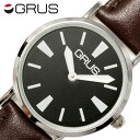 グルス 見やすい 大きい目盛り 時計 GRUS ロービジョンウォッチ 腕時計 メンズ レディース ブラック GRS007-06 人気 ブランド おすすめ フォー...