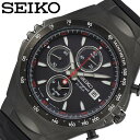 セイコー 時計 SEIKO 腕時計 セイコーセレクション SEIKO SELECTION メンズ ブラック SNAF87PC 新作 人気 ブランド 防水 クロノ...