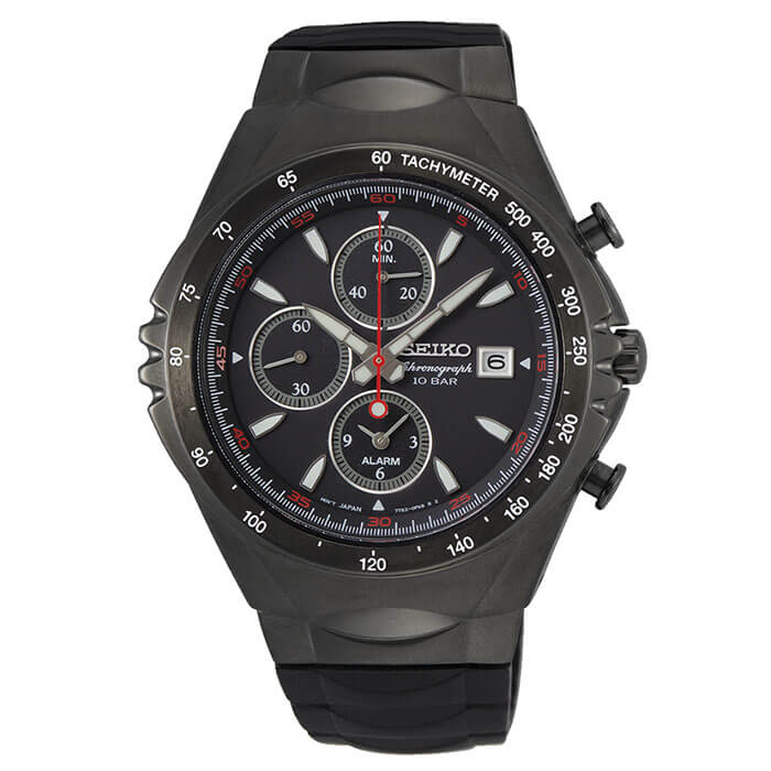 セイコー 時計 SEIKO 腕時計 セイコーセレクション SEIKO SELECTION メンズ ブラック SNAF87PC 正規品 新作 人気 ブランド 防水 クロノグラフ スモールセコンド 限定 コラボ カレンダー 日付 タキメーター アラーム スポーティー カジュアル プレゼント 入試 受験 冬 父の日