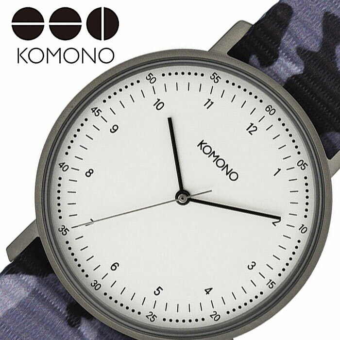 【10%OFF \1,628-円引】コモノ 時計 KOMONO 腕時計 ルイス LEWIS メンズ レディース ホワイト KOM-W4082 ラウンド 丸型 人気 おしゃれ おすすめ ブランド 正規品 シンプル カジュアル ファッション 流行 トレンド 記念日 誕生日 バースデー 新社会人 母の日 観光 遠足 旅行