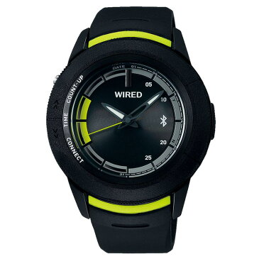 セイコー ワイアード スマートウォッチ ツーダブ TYPE 04 腕時計 SEIKO WIRED WW 時計 メンズ ブラック AGAB415 人気 ブランド Bluetooth スマートフォン タイマー カレンダー 個性的 ストリート カジュアル おしゃれ 簡単 大きめ 大きい 誕生日 プレゼント 冬 父の日