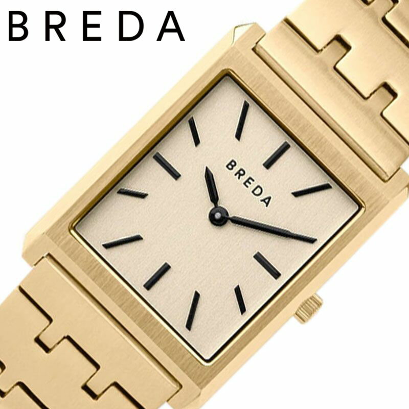 ブレダ 時計 BREDA 腕時計 ヴァージル VIRGIL レディース ベージュ BREDA-1740B 人気 ブランド 四角 スクエア シンプル おしゃれ かわいい レトロ ヴィンテージ ファッション 大人 小さめ 小ぶり 華奢 小型 ミニ 仕事 記念日 誕生日 バースデー 冬 新社会人 プレゼント 旅行