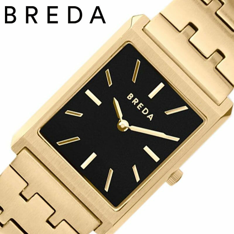 ブレダ 時計 BREDA 腕時計 ヴァージル VIRGIL レディース ブラック BREDA-1740C 人気 ブランド 四角 スクエア シンプル おしゃれ かわいい レトロ ヴィンテージ ファッション 大人 小さめ 小ぶり 華奢 小型 ミニ 仕事 記念日 誕生日 バースデー 冬 新社会人 プレゼント 旅行