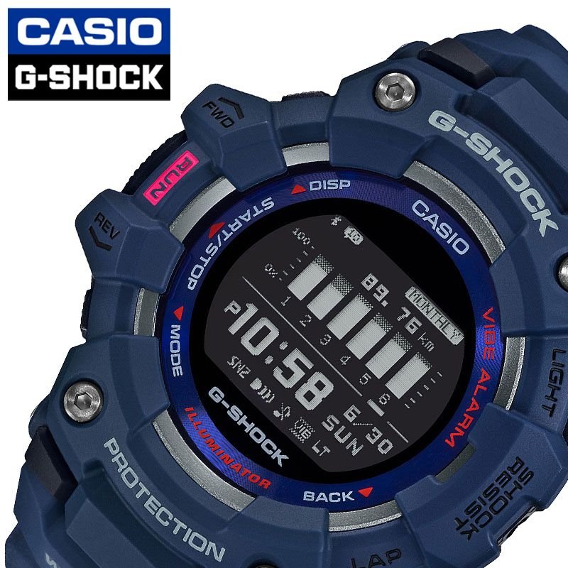  å ޡȥå Gå å ӻ CASIO G-SHOCK G-SQUAD   ɿ ֥å GBD-100-2JF  ȥ쥤 ȥ ͵ ä ͥӡ ˥  Ҳ  ݡ ȥɥ  Ѹ ι