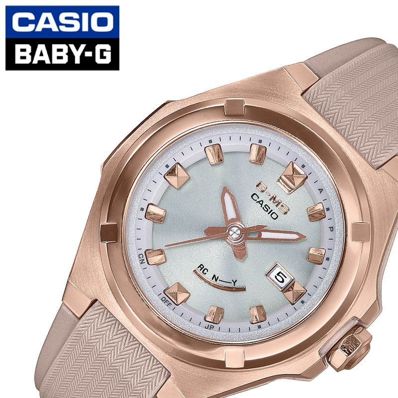 カシオ ベビージー ベビーG ソーラー 電波 時計 CASIO BABY-G 腕時計 レディース 防水 ホワイト MSG-W300G-5AJF おすすめ 人気 おしゃれ かわいい パステルカラー ピンク 華奢 大人 社会人 就職 カジュアル スポーツ アウトドア 誕生日 冬 新社会人 プレゼント ギフト 旅行