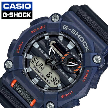 G-SHOCK カシオ 腕時計 ジーショック CASIO 時計 メンズ Gショック ネイビー オレンジ GA-900-2AJF 人気 ブランド おすすめ ラバー 防水 アナログ アウトドア キャンプ スポーツ ランニング ジョギング マラソン サイクリング 誕生日 プレゼント ギフト 冬