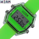 【15日までポイント最大22倍×5000円オフ!】I am the watch 腕時計 アイアムザウォッチ 時計 ユニセックスライトグリーン IAM-KIT521 人気 ブランド おしゃれ ファッション カジュアル デジタル レトロ デジタル カラフル かわいい 親子 ペア お揃い お揃コーデ 冬 プレゼン