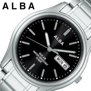 セイコー アルバ ソーラー 時計 電池交換不要 SEIKO ALBA 腕時計 メンズ ブラック AEFD566 人気 ブランド おすすめ おしゃれ シンプル ビジネス ファッション 中学生 高校生 大学生 社会人 就職 就活 入学 卒業 お祝い 誕生日 新社会人 プレゼント ギフト バレンタイン