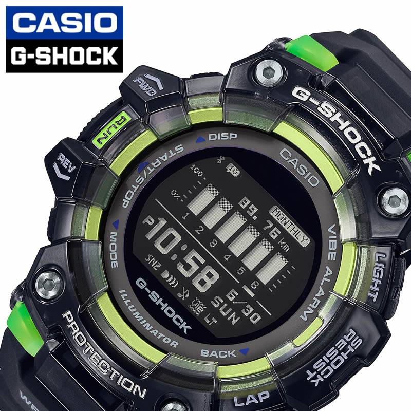 G-SHOCK スマートウォッチ ジースクワッド ジーショック カシオ 腕時計 Gショック 時計 Gスクワッド G-SQUAD メンズ ブラック 液晶 GBD-100SM-1JF おすすめ 人気 おしゃれ かっこいい ランニング トレーニング カジュアル スポーツ アウトドア 父の日 観光 遠足 旅行