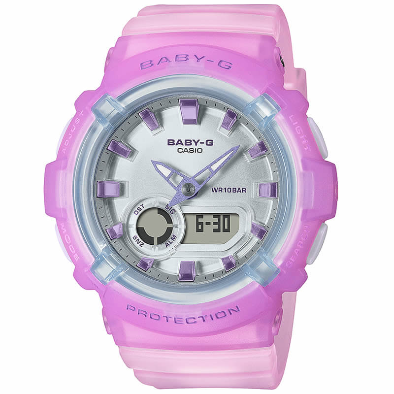 [当日出荷] カシオ ベビージー 腕時計 CASIO Baby-G BGA-280 series レディース シルバー ピンク 時計 BGA-280-6AJF 人気 おすすめ おしゃれ ブランド アウトドア キャンプ スポーツ 新社会人 プレゼント ギフト バレンタイン