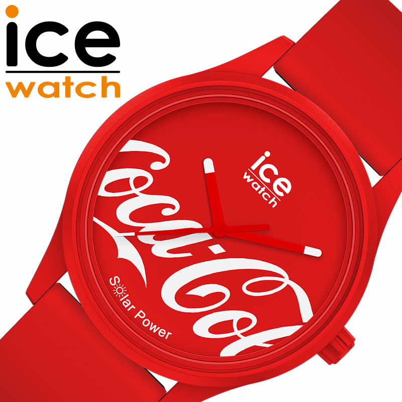 アイス ウォッチ 腕時計 コカコーラコラボ ICE WATCH Coca-cola ユニセックス レッド 時計 ICE-018514 人気 おすすめ おしゃれ ブランド 新社会人 母の日 プレゼント ギフト 父の日 観光 遠足 旅行