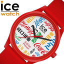 アイス ウォッチ 腕時計 コカコーラコラボ ICE WATCH Coca-cola ユニセックス ホワイト(柄) レッド 時計 ICE-019620 人気 おす...