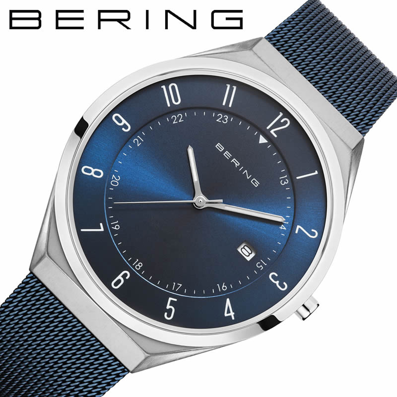 ベーリング 腕時計 メンズ ベーリング 腕時計 ウルトラスリム BERING Ultra Slim 北欧 シンプル メンズ ネイビー 時計 BER-18740-307 人気 おすすめ おしゃれ 流行り アナログ ブランド 母の日 プレゼント ギフト 父の日 観光 遠足 旅行