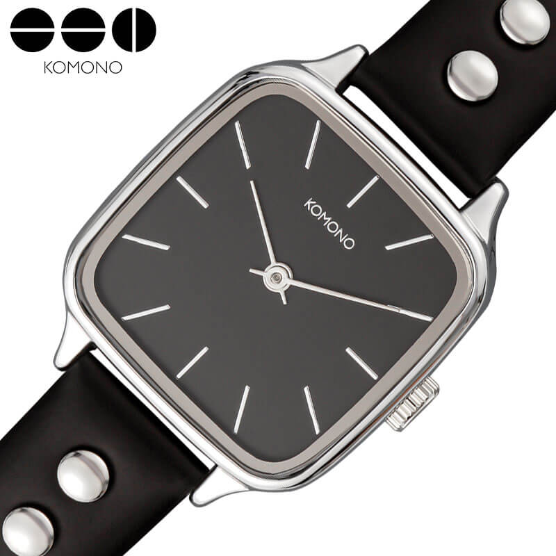 【20%OFF】コモノ 腕時計 ケイトスタッズ KOMONO KATE STUDS レディース ブラック 時計 KOM-W4281 人気 おすすめ おしゃれ ブ...