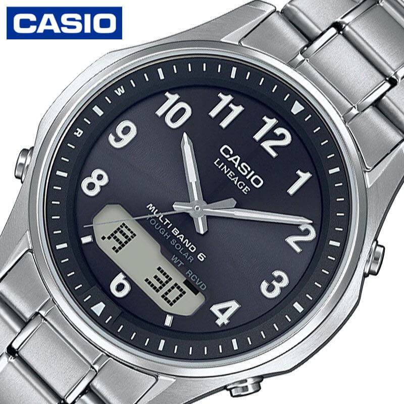 カシオ電波ソーラー腕時計CASIO...