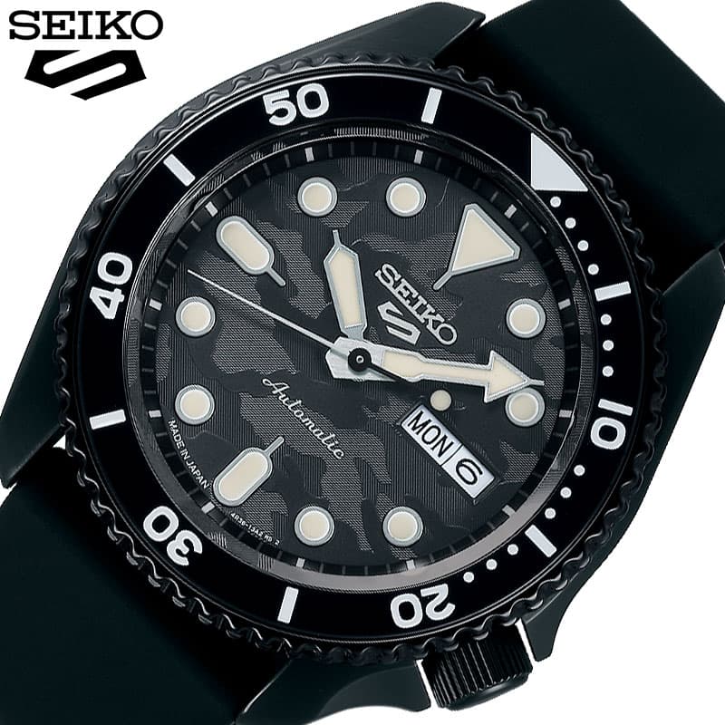 ファイブスポーツ セイコー 腕時計 ファイブスポーツ SEIKO 5 SPORTS SKX Sports Style メンズ ブラック 時計 機械式 自動巻き MADE IN JAPAN SBSA175 日本製 人気 おすすめ おしゃれ ブランド 母の日 プレゼント ギフト 観光 遠足 旅行