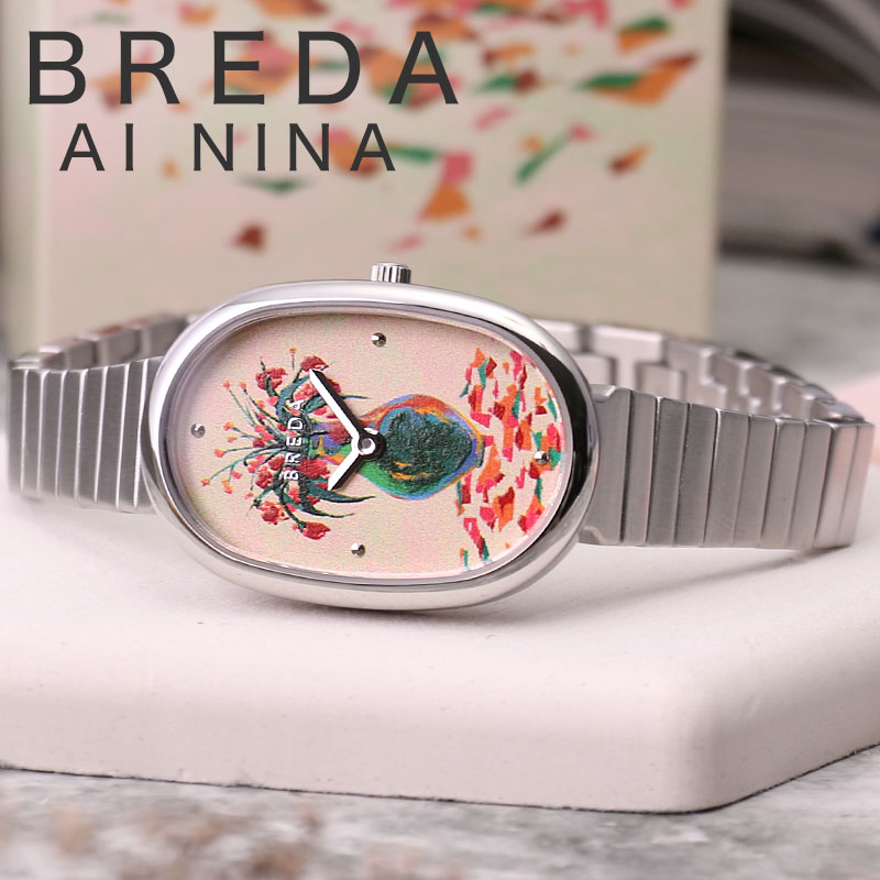 【\5,500円引】ブレダ 腕時計 ジェーン 藍 にいな BREDA JANE BREDA × AI NINA レディース ベージュ シルバー 時計 クォーツ ...