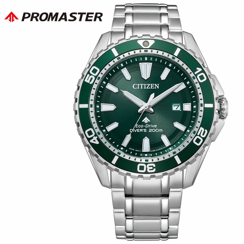 【30%OFF \14 850-円引】シチズン 腕時計 プロマスター CITIZEN PROMASTER メンズ グリーン シルバー 時計 ソーラー クォーツ MARINE シリーズ エコ・ドライブ ダイバー200m BN0199-53X 人気 …