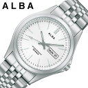 セイコー アルバ 腕時計 SEIKO ALBA 時計 メンズ 腕時計 シルバーホワイト シンプル 受験 面接 見やすい わかりやすい AQGK471 人気 おす...