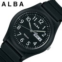 セイコー アルバ 腕時計（メンズ） セイコー アルバ 腕時計 SEIKO ALBA 時計 メンズ 腕時計 ブラック シンプル 受験 面接 見やすい わかりやすい AQPJ411 人気 おすすめ おしゃれ ブランド 母の日 プレゼント ギフト 観光 遠足 旅行