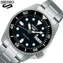 セイコー 腕時計 SEIKO 時計 ファイブスポーツ SKX Sports Style 5 SPORTS メンズ 腕時計 ブラック メカニカル 自動巻 SBSA...