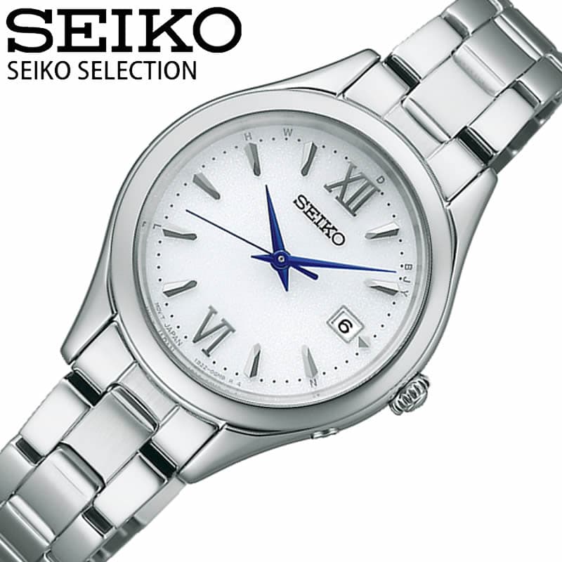 セイコー 腕時計 SEIKO 時計 セレクション SELECTION レディース 腕時計 ホワイト 電波ソーラー SWFH129 人気 おすすめ おしゃれ ブラ...