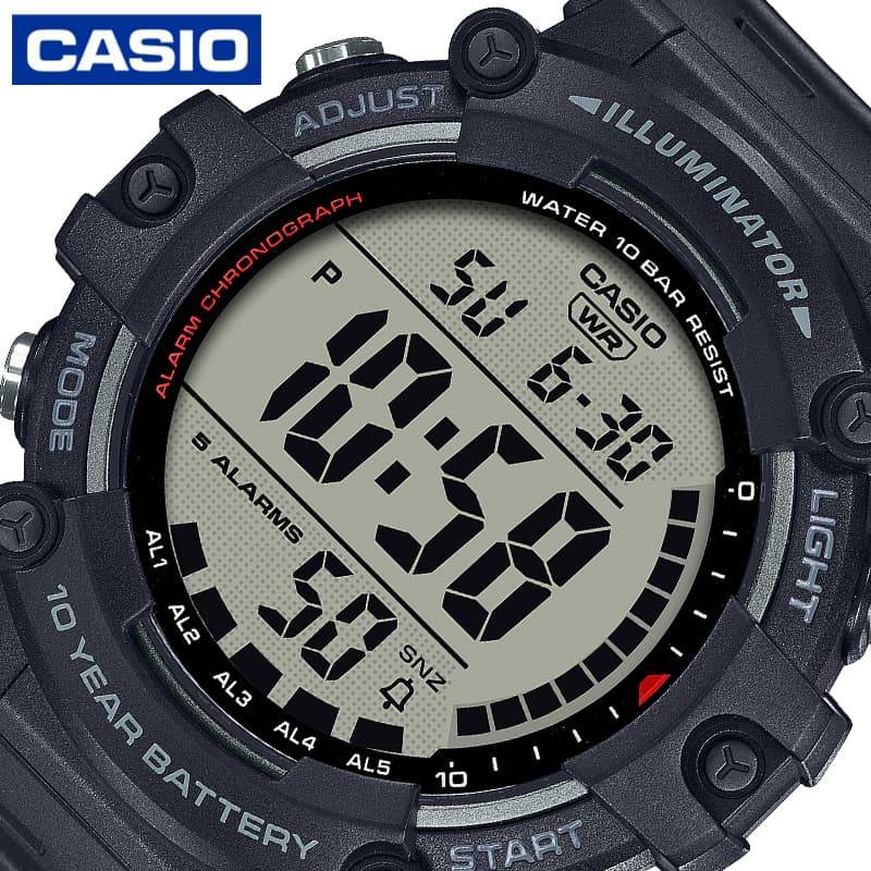 腕時計 メンズ(中学生・高校生) カシオ 腕時計 スタンダード CASIO STANDARD メンズ 液晶 ブラック 時計 CASIO コレクション SPORTS AE-1500WH-1AJF 人気 おすすめ おしゃれ ブランド プレゼント ギフト チプカシ チープカシオ コスパ シンプル 見やすい 大きい デジタル 観光