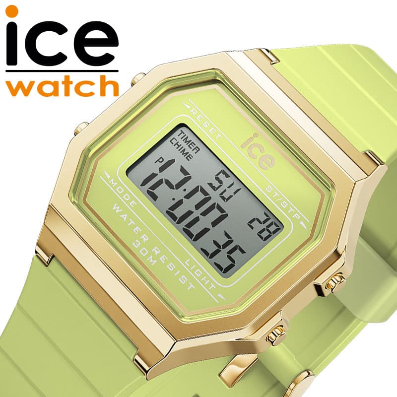 【\1,386円引】アイス ウォッチ 腕時計 アイスデジット レトロ ICE WATCH ICE digit retoro レディース ライトグリーン 時計 か...