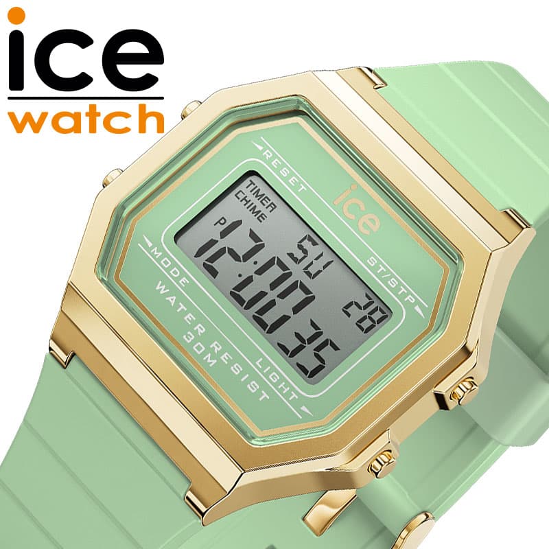 腕時計 女の子（売れ筋ランキング） アイス ウォッチ 腕時計 アイスデジット レトロ ICE WATCH ICE digit retoro レディース ミントグリーン 時計 かわいい カワイイ カジュアル スポーティー デジタル シンプル レトロ デート ICE-022060 人気 おすすめ ブランド プレゼント ギフト 正規品